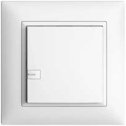 Pulsante INC KNX 1×EDIZIOdue bianco RGB con LED 