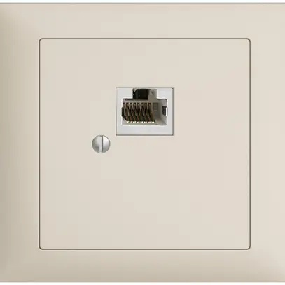 Boîte INC 1×RJ45/s 8P EDIZIOdue crema, R&M swissline 