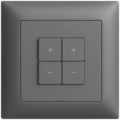 Stazione secondaria INC 2K/4T per dimmer Edue Wiser grigio scuro 