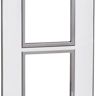 Telaio di copertura ATO 2×1 modulo vetro bianco 
