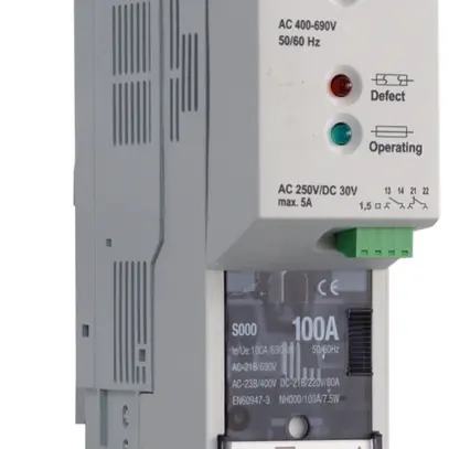 Sezionatore HPC weber.silas DIN000 690VAC 100A pr.INC 32/70mm alto cont.fusibile 