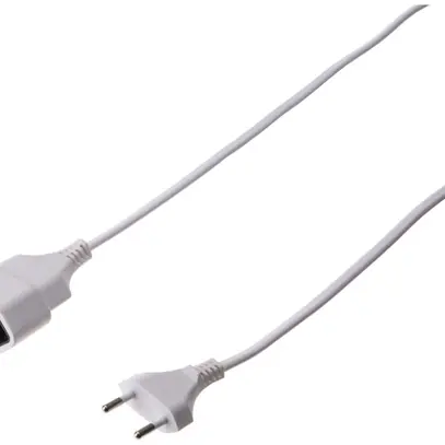 Rallonge MH T11 3m 2×1mm² Tdf blanc 