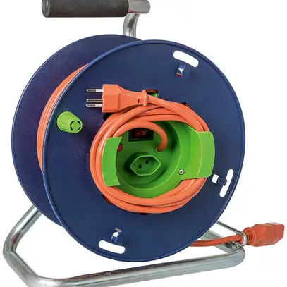 Avvolgicavo STERO LOOP grd.1 1×T13 30m TD3×1.5mm² blu/verde 