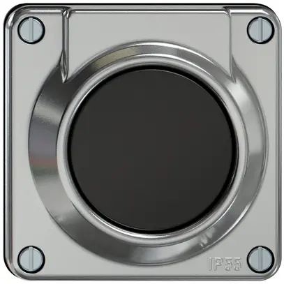 Tasto a pulsante di suoneria ELEMENT SNAPFIX® 87×87×26mm all 