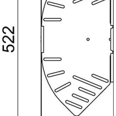 Gomito BET RB W regolabile 110×200mm acciaio zincato a caldo per immersione 