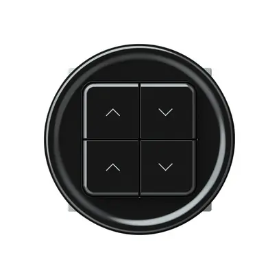 Jalousieaktor KNX origin 4×Tasten schwarz 