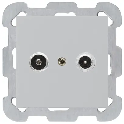 Prise antenne ENC kallysto R/TV montage B 14dB 2GHz gris clair 