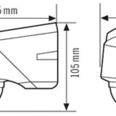 Rilevatore di movimento ESYLUX RC 130i 130°, bianco 