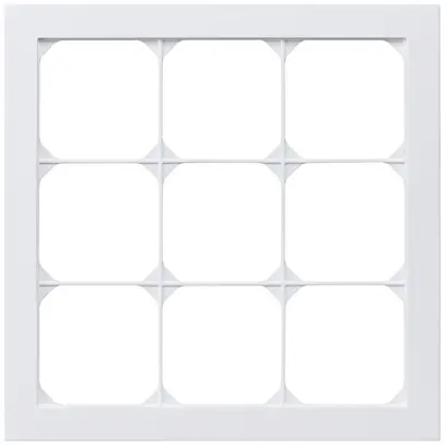 Telaio di copertura INC kallysto.pro 3×3 bianco 214×214mm 