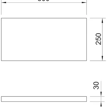 Piastra in silicato di calcio BET KSI-P2 500×250×30mm 