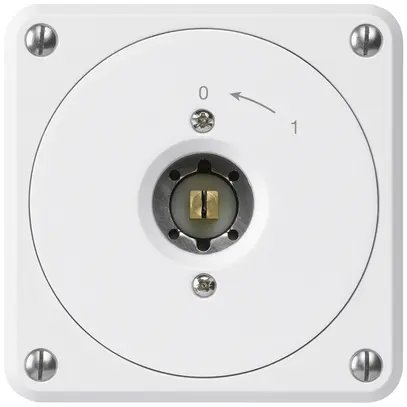 Contatto rotativo chiave quadrata INC robusto bianco senza coperchio 2P combi 