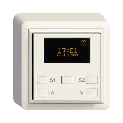 Minuteur astro. AP moteur/scène 1c/2t ZEP EDIZIOdue blanc 