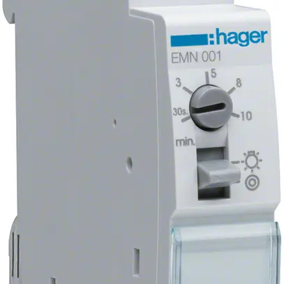 Timer per vano scala Hager elettronico 16A/230V 30s…10min 