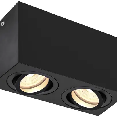 Plafoniera SLV TRILEDO CL GU10 2×10W 163×85×95mm nero 