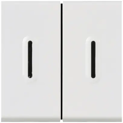 Contact à bascule INC MOS 2×AR 6A blanc 2modules 