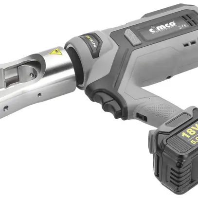 Outil d.sertissage électro-hydrauli.à accu CIMCO forme H 0…130kN, 8…9s 10…400mm² 