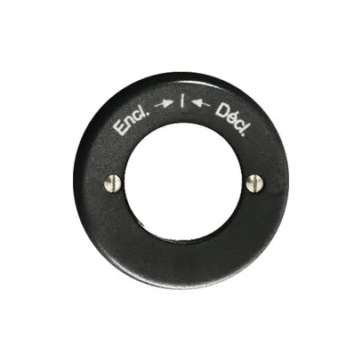 Kit front. Encl. -I-Décl. nero per contatto rot.imp.a chiave 