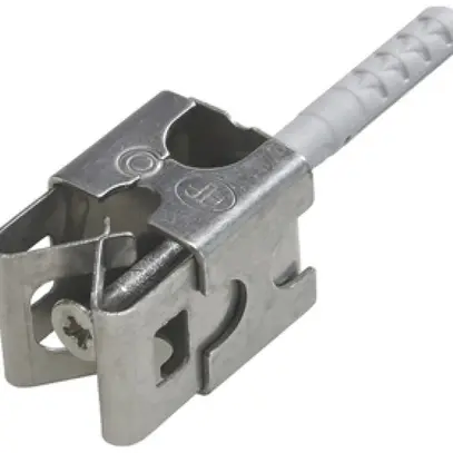 Supporto per filo Quadro AV 59 acciaio inossidabile A2, vite 6×40mm 