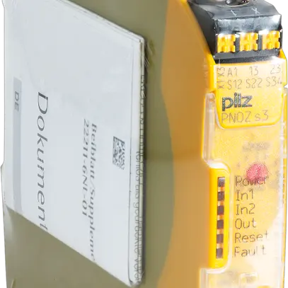 Not-Halt Schaltgerät, Schutztürwächter PNOZ s3 C 24VDC 2 n/o 