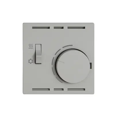 Thermostat d'ambiance EDIZIO.liv SNAPFIX® inter.chaud/froid 230VAC 50Hz grc 