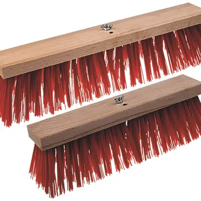Scopa Plica Elaston 40cm corpo in faggio, rosso 