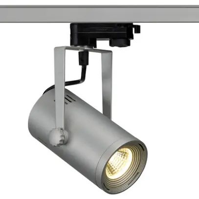 LED-Leuchte SLV EURO SPOT TRACK 9W 650lm 3000K 36° 3-Ph.-Adapter grau 