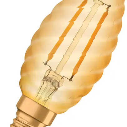 Lampada LED Vintage 1906 CLASSIC BW 22 FIL GOLD 220lm E14 2.5W 230V 824 
