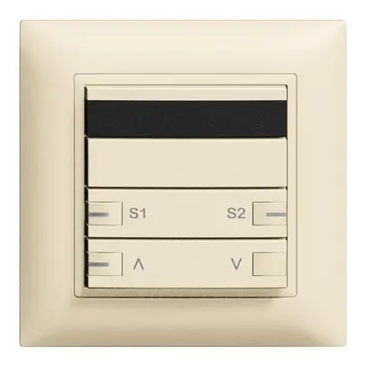 Tasto INC ZEP IR-motore/scena 1c/2t st.c/sec. EDIZIOdue crema 