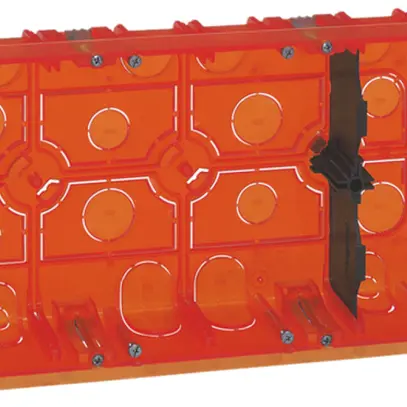 Boîtier ENC BATIBOX 2×10 mod. univ.T=50mm orange 