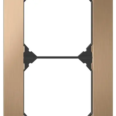 Intestazione INC EDIZIO.liv prestige SNAPFIX® 4×1 274×94mm ottone champagne 