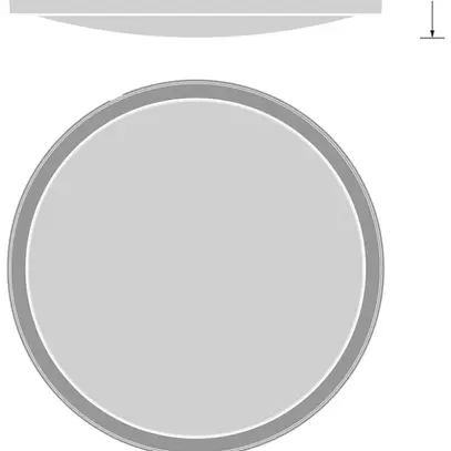 Plafoniera/applique LED LEDVANCE BULKHEAD ROUND 9.5W 1220lm 830/840 IP65 nero 