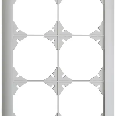 UP-Kopfzeile EDIZIOdue SNAPFIX® 3×2 vertikal 148×208mm hellgrau 