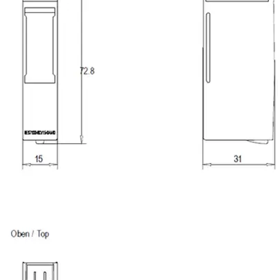 Modulo di otturazione PLC Siemens SIMATIC ET200SP per spazi vuoti 5 BU 15mm 