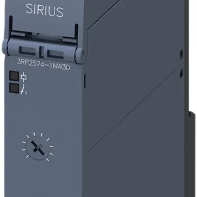 Relè a tempo Siemens SIRIUS 3RP25 12…240VUC 1Ch+1Ch Y∆ 1…20s a vite 