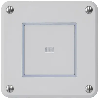 Interruttore INC robusto IP55 schema 3 illuminato grigio per combinazione 