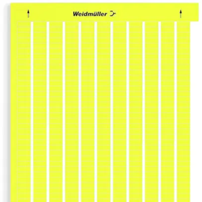 Étiquette p.marqueur d'appareil WM LaserMark MT300 auto-adhésive 15.2×6mm jaune 