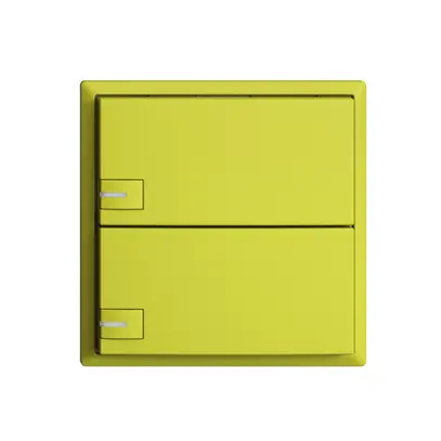 Pulsante KNX RGB EDUE, 250mW, c.LED RGB, 2×pulsante, com.1×tasto, lem 