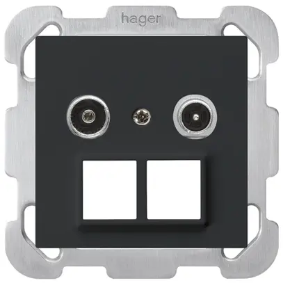 Presa multimedia INC kallysto R/TV montaggio B 4dB 2GHz nero 