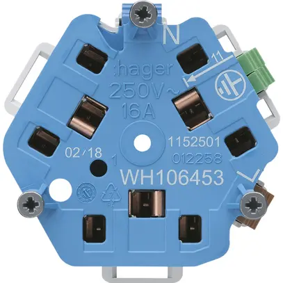 Interno per presa Hager 3×T13/23 E 