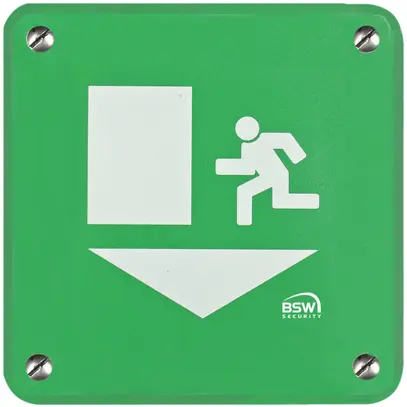 Pittogramma BSW robusto, freccia verso basso, verde 