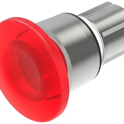 Interruttore a fungo INS EAO45 rosso D40 metallo argento 