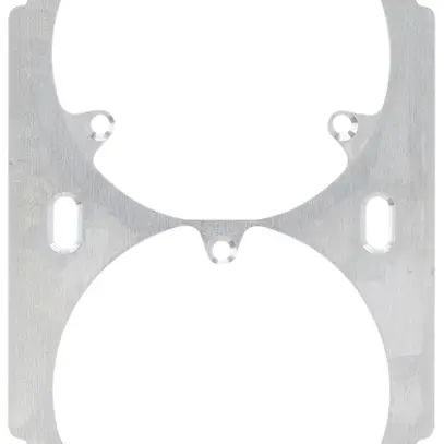 Placca di fissaggio Hager grd.I-I dist.di appar.60mm 77×137mm 
