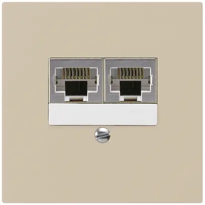 Scatola INC kallysto 2×RJ45s separato beige 