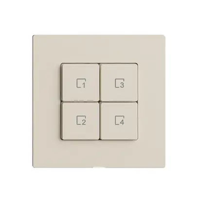 Pulsante scena 4 scene/4T WLAN Edue Wiser crema 