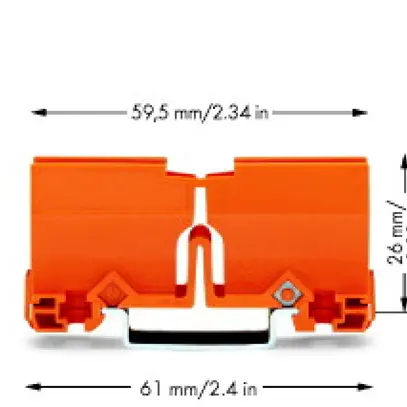 Adattatore di fissaggio WAGO per serie 773 