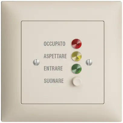 Stazione da porta INC EDIZIOdue crema, per segnale di chiamata 