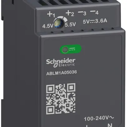 Alimentazione elettrica SE MODULAR, temporizzata, 100…240VAC, 5VDC, 3.6A, 18W 
