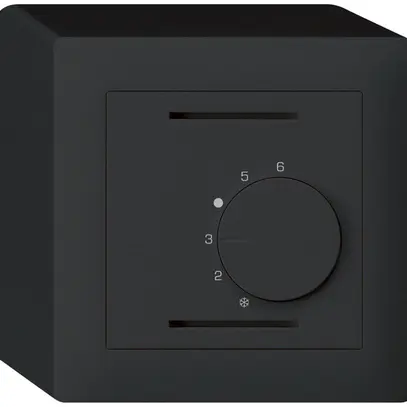 Termostato ambiente AP kallysto nero 24V 