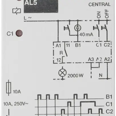 Interrupteur de puissance AMD ComatReleco AL5, 230VAC 