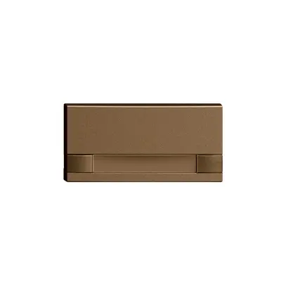 Taste 1/2 KNX/UNI-Taster mit Papiereinlage EDIZIOdue Bedienung 2×coffee 